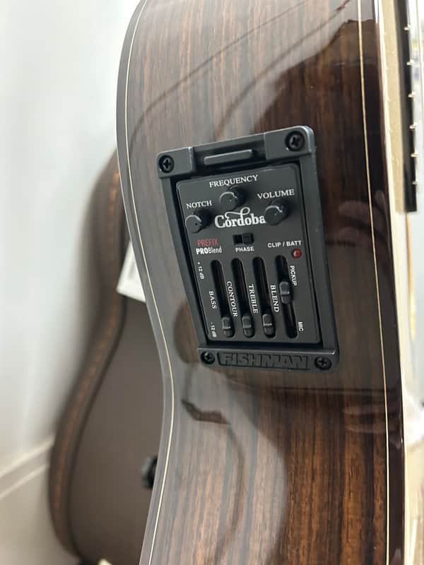 Cordoba Luthier Series GK Pro Negra Nylon String Acoustic Classical Guitar w/Electronics - Natural