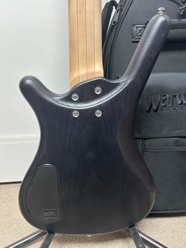 Warwick RockBass Corvette $$ 5 String Fretless Bass 2025 - Nirvana Black Transparent Satin