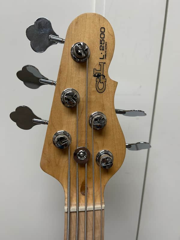 G&L Tribute Series L-2500 5 String Bass Guitar - Black Frost