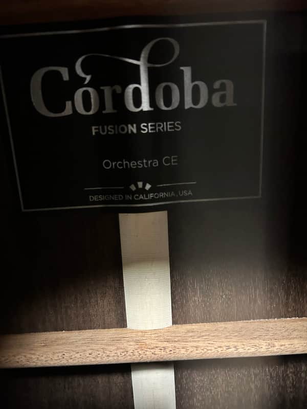 Cordoba Fusion Series Orchestra CE CD Nylon String Classical Acoustic Guitar w/Electronics - Natural