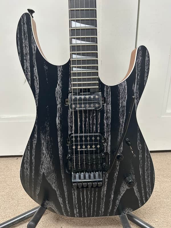Jackson MJ Series Dinky DKRA Electric Guitar - Matte Black Ash