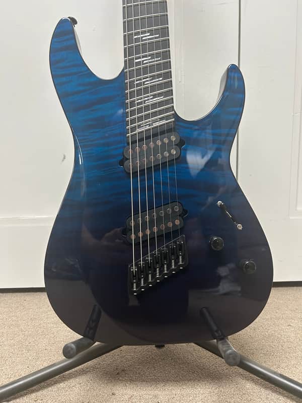Schecter Reaper-7 Elite Multiscale Seven String Electric Guitar - Deep Ocean Blue