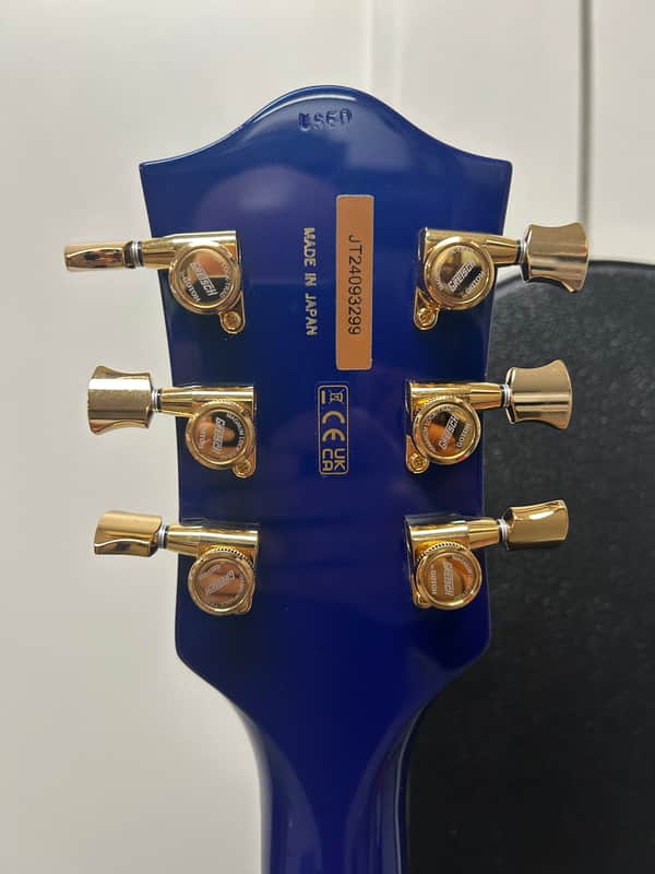 Gretsch G6659TG Players Edition Broadkaster Jr. with Gold Hardware - Azure Metallic