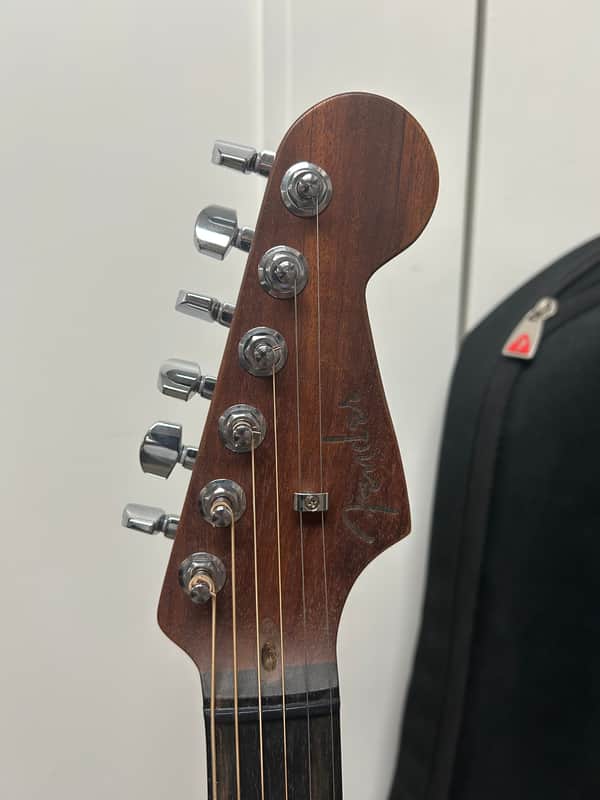 Fender American Acoustasonic Jazzmaster Acoustic Electric Guitar - Arctic White