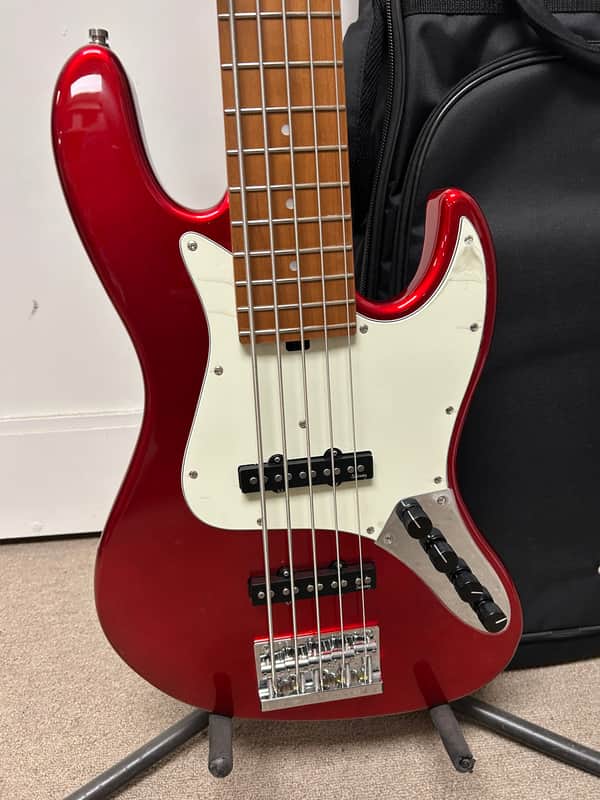 Sadowsky MetroExpress Vintage J/J 5 String Bass w/Maple Fingerboard - Candy Apple Red