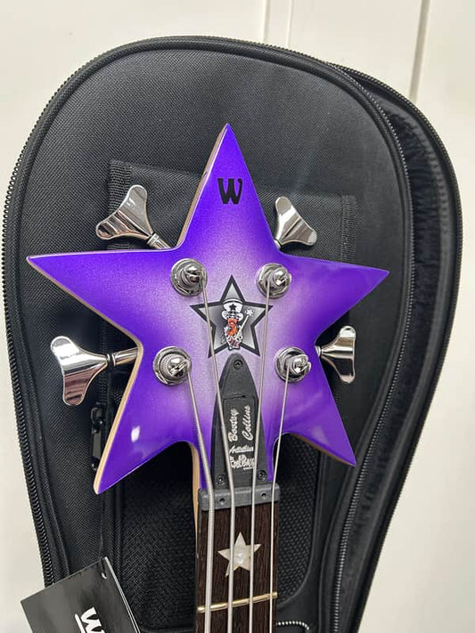 Warwick Rockbass Artist Line Bootsy Collins Space Bass 2025 - Bootsy Purple