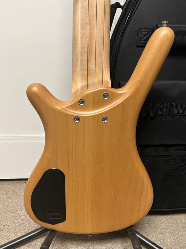 Warwick Rockbass Corvette Basic 6 String Bass Guitar 2025 - Natural Transparent Satin