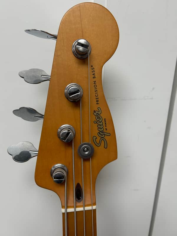 Squier 40th Anniversary Vintage Edition Precision Bass - Satin Vintage Blonde
