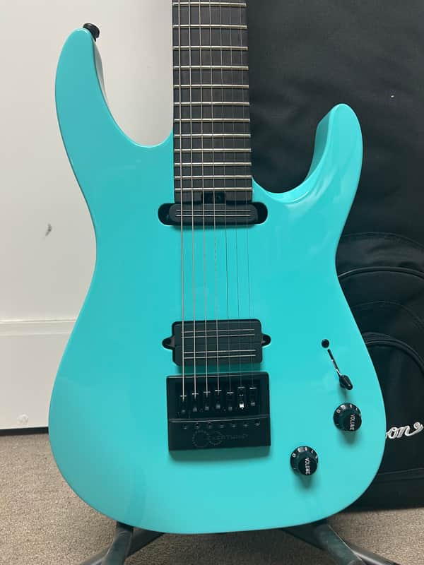 Jackson Pro Series Josh Smith Signature Soloist SL7 ET Evertune Electric Guitar - Dark Surf Green