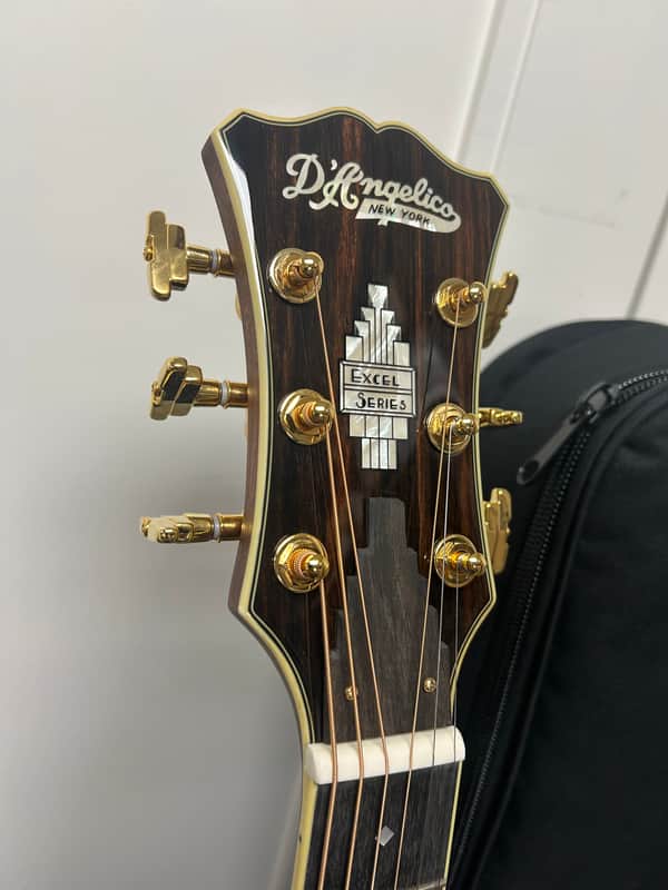 D'Angelico Excel Gramercy Grand Auditorium Acoustic Guitar with Electronics - Vintage Sunset