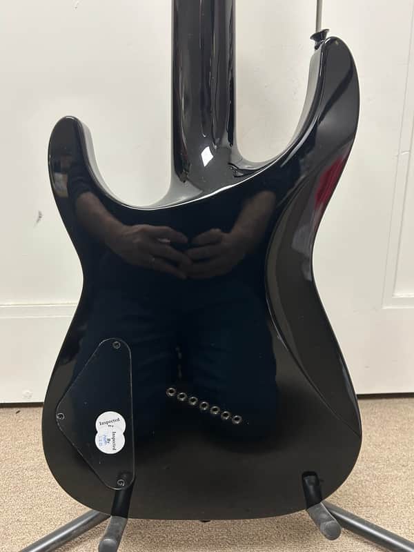 Jackson X Series SLATX7Q MS Soloist Archtop 7 String Multiscale Electric Guitar - Transparent Blue Burst