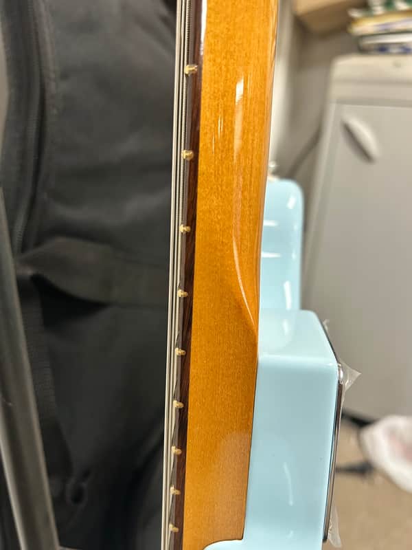 Fender Vintera II '60s Bass VI Six String Bass Guitar - Sonic Blue