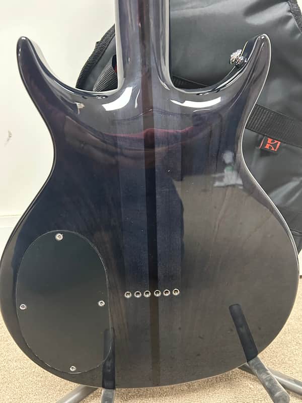 Washburn H12TB Wing Series Hawk 12-String Electric Guitar - Trans Black w/Free Gigbag
