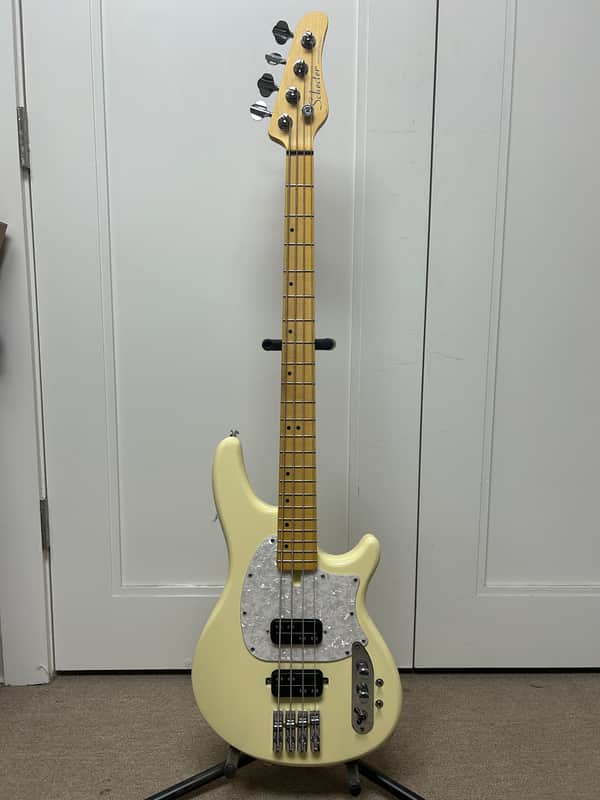 Schecter CV-4 4 String Electric Bass Guitar - Ivory