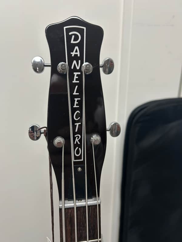 Danelectro Red Hot Longhorn Bass - Red - Brand New w/Free Gigbag