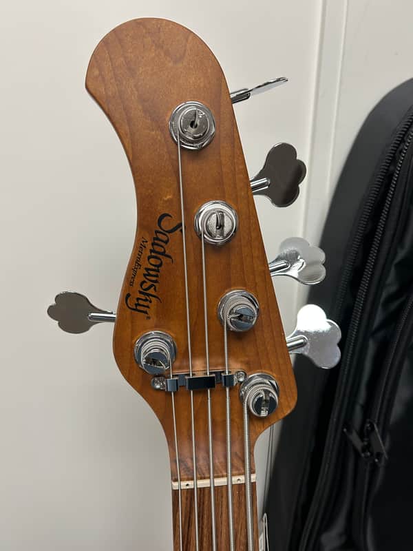 Sadowsky MetroExpress Hybrid P/J 5 String Fretless Bass Left Handed - Black
