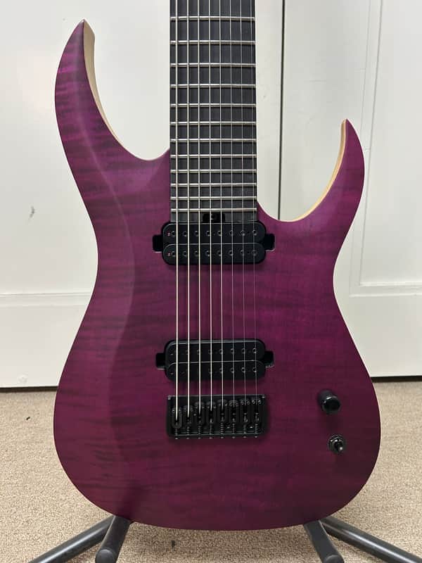 Schecter John Browne Signature Tao-8 Eight String Electric Guitar - Satin Trans Purple