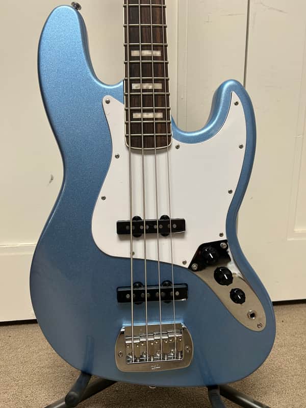 G&L Tribute Series JB Electric Bass Guitar - Lake Placid Blue