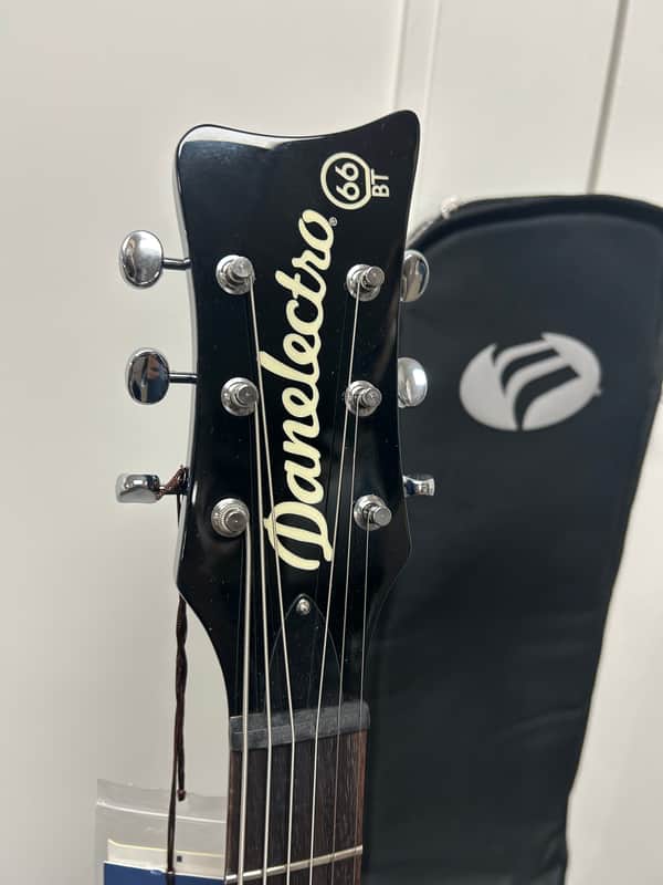 Danelectro 66BT Baritone Electric Guitar - Transparent Blue - Brand New w/Free Gigbag