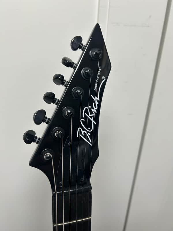 B. C. Rich Warlock Prophecy Quad Bridge Electric Guitar - Black