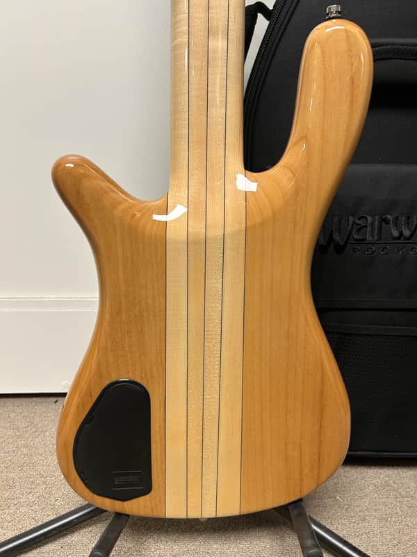 Warwick Rockbass Streamer NT I 5 String Fretless Bass Guitar 2025 - Natural Transparent High Polish