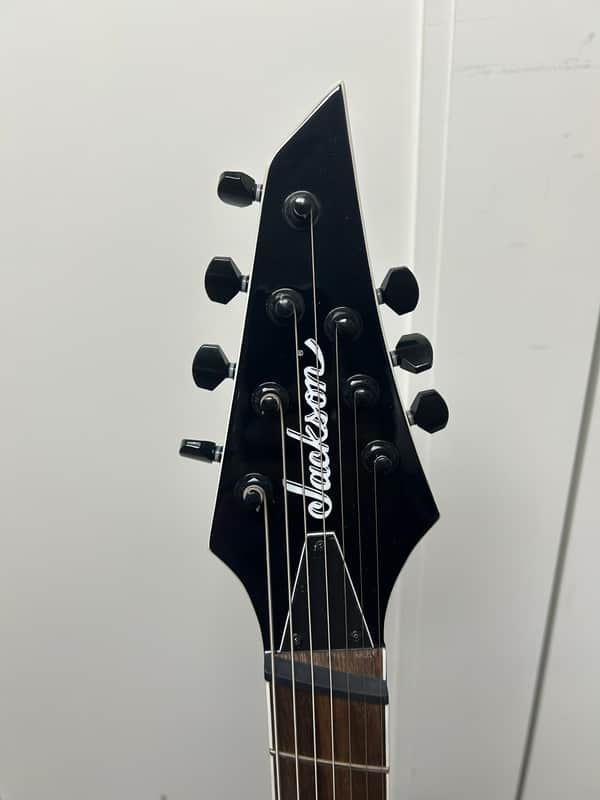 Jackson X Series SLAT7 MS Multiscale Soloist Archtop 7 String Electric Guitar Metallic Blue