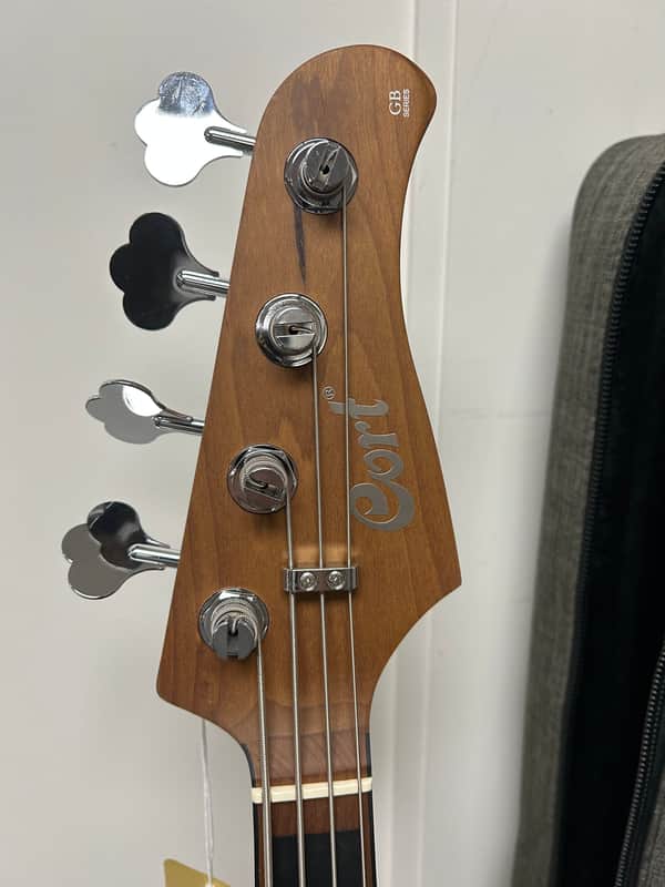 Cort GB-Modern 4 Bass Guitar - Open Pore Charcoal Gray