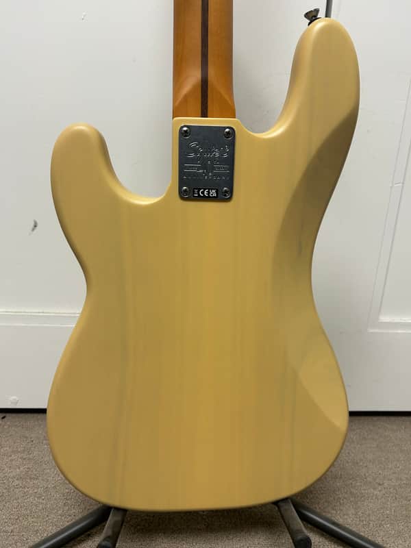 Squier 40th Anniversary Vintage Edition Precision Bass - Satin Vintage Blonde