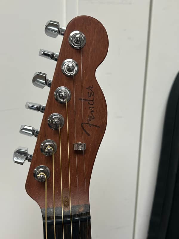 Fender American Acoustasonic Telecaster Acoustic Electric Guitar - Steel Blue
