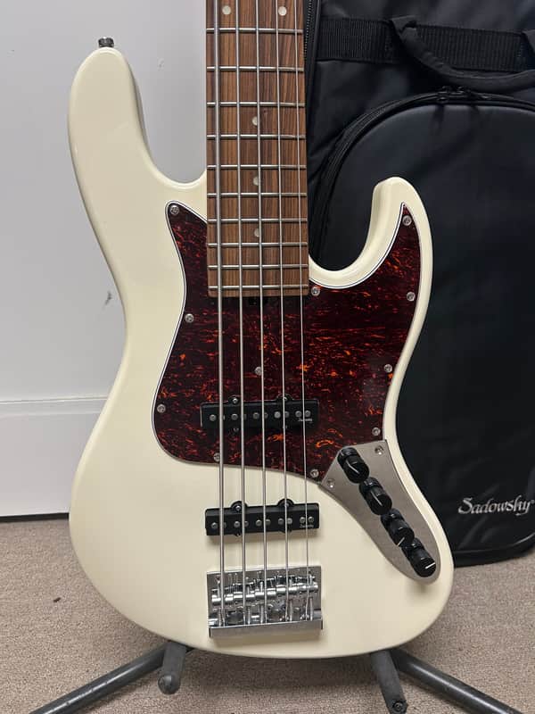 Sadowsky MetroExpress Vintage J/J 5 String Bass w/Morado Fingerboard - Olympic White