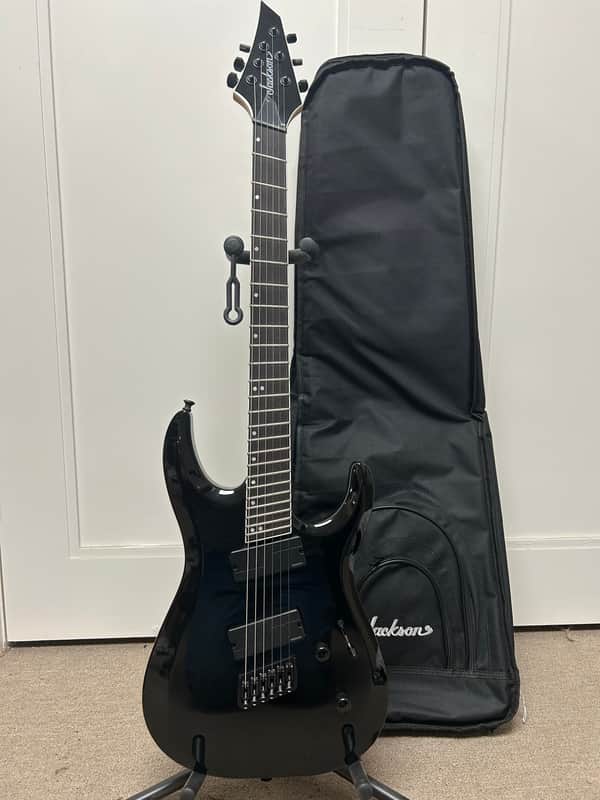 Jackson Pro Plus Series DK Modern HT6 MS Multiscale Electric Guitar - Gloss Black