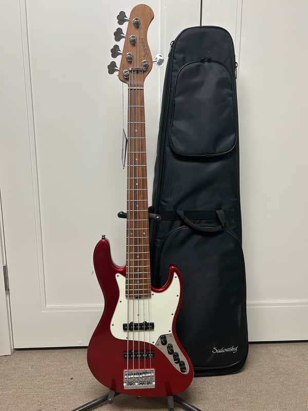Sadowsky MetroExpress Vintage J/J 5 String Bass w/Morado Fingerboard - Candy Apple Red