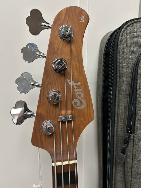 Cort GB-Modern 4 Bass Guitar - Open Pore Vintage Natural