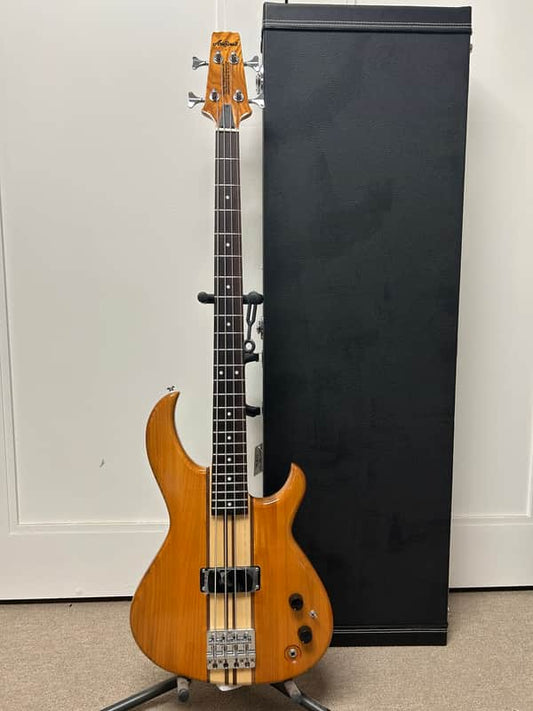 Aria Pro II SB-700 Four String Bass Guitar - Oak w/Free Hard Case