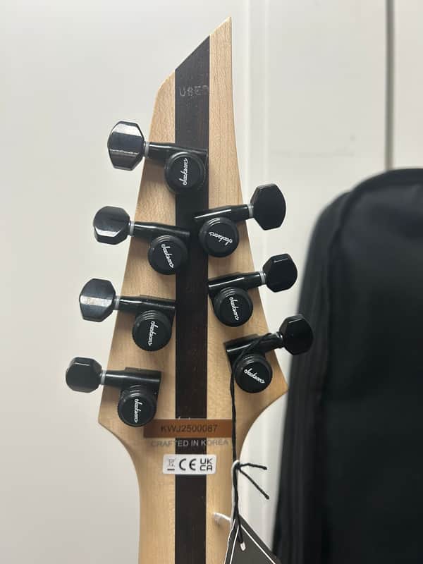 Jackson Pro Plus Series DK Modern HT7 MS 7 String Electric Guitar - Satin Orange Crush