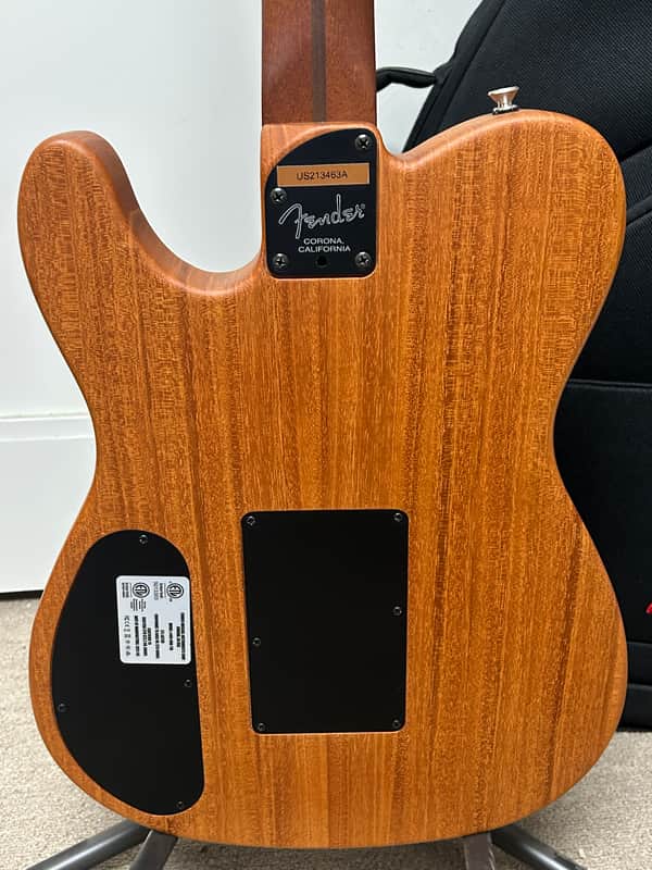 Fender American Acoustasonic Telecaster Acoustic Electric Guitar - Steel Blue