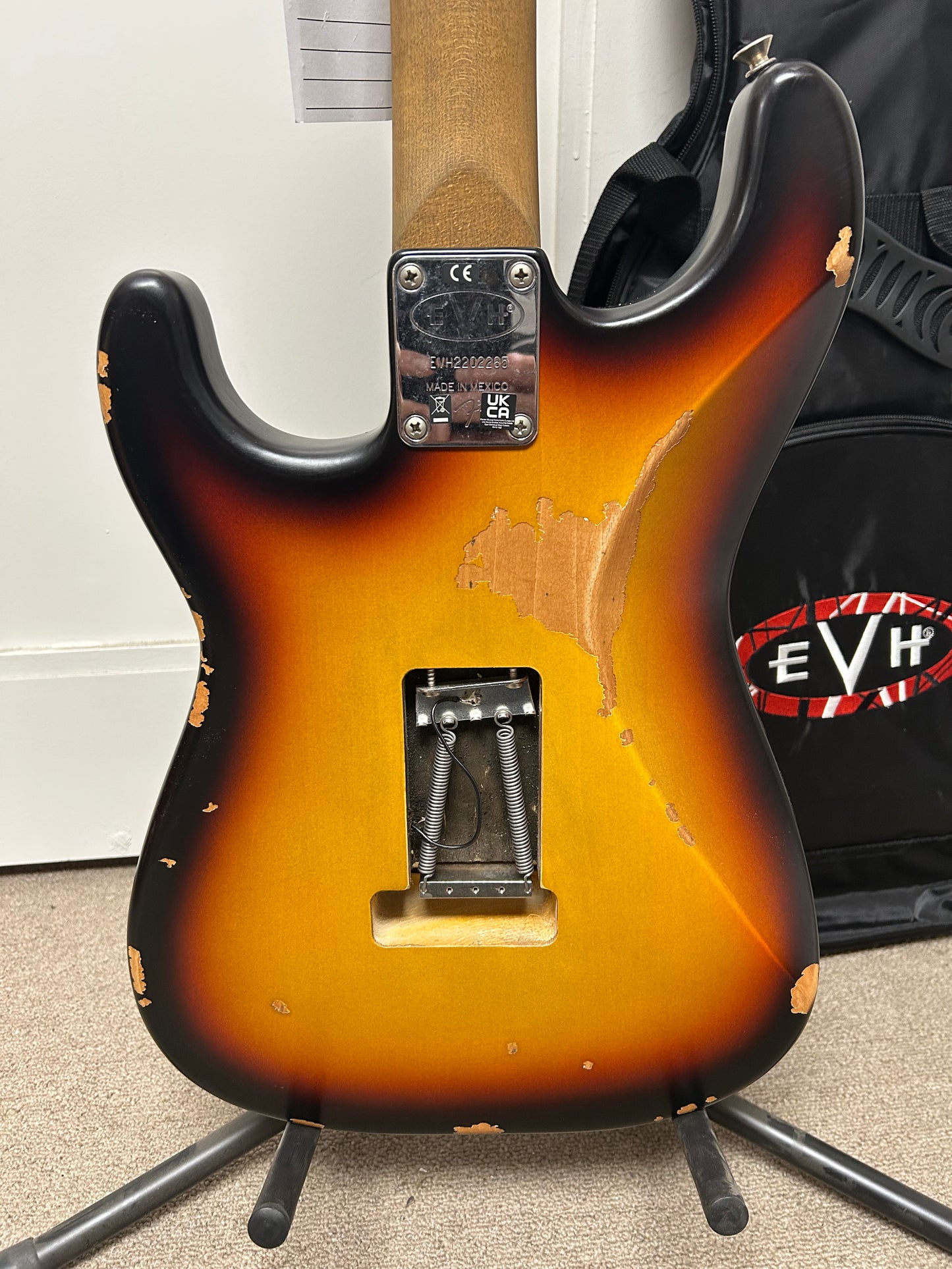 EVH Frankenstein "Frankie" Relic Electric Guitar - Vintage Sunburst