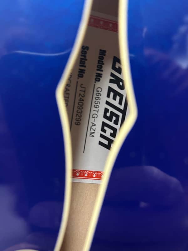Gretsch G6659TG Players Edition Broadkaster Jr. with Gold Hardware - Azure Metallic