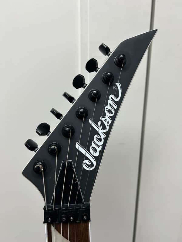 Jackson X Series KVXMG-7 King V Seven String Guitar Satin Black with Primer Gray Bevels