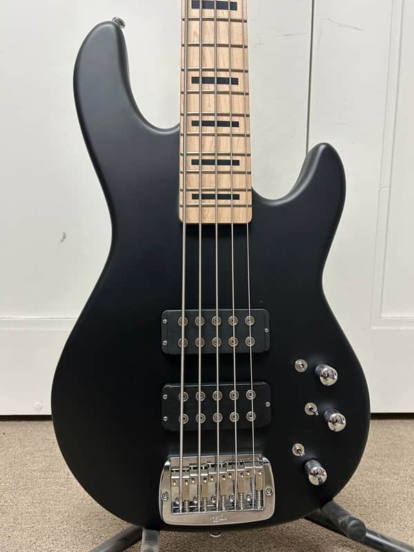 G&L Tribute Series L-2500 5 String Bass Guitar - Black Frost