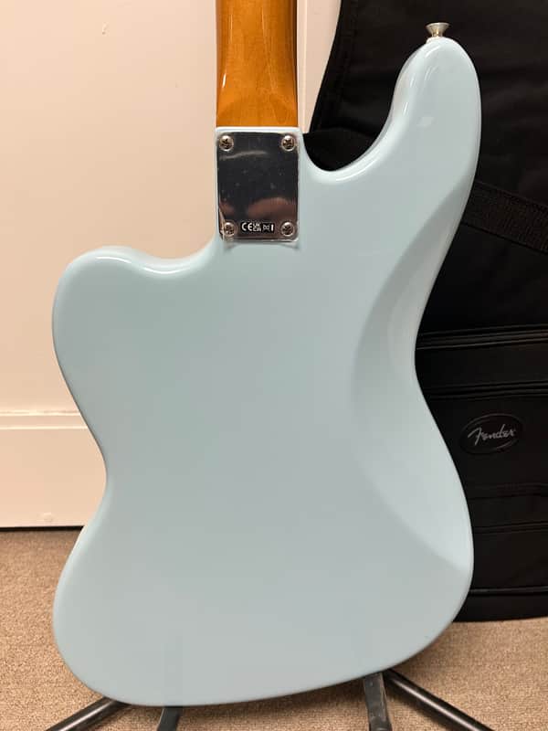 Fender Vintera II '60s Bass VI Six String Bass Guitar - Sonic Blue