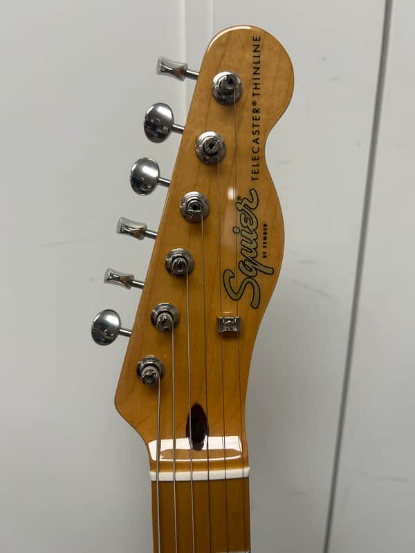 Squier Classic Vibe '60s Telecaster Thinline Semi Hollow Body Electric Guitar - Sonic Blue