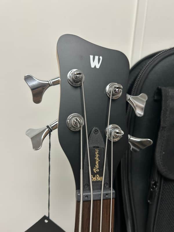 Warwick Rockbass Vampyre 4 String Bass Guitar - Solid Black High Polish
