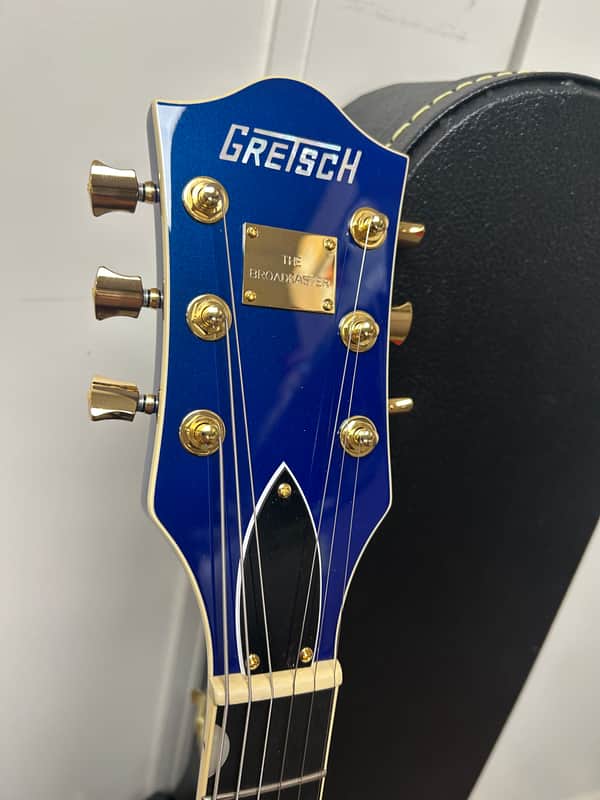 Gretsch G6659TG Players Edition Broadkaster Jr. with Gold Hardware - Azure Metallic