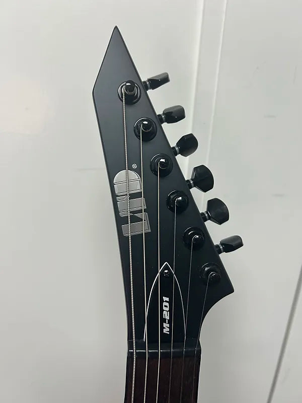 ESP LTD M-201 HT Electric Guitar - Black Satin