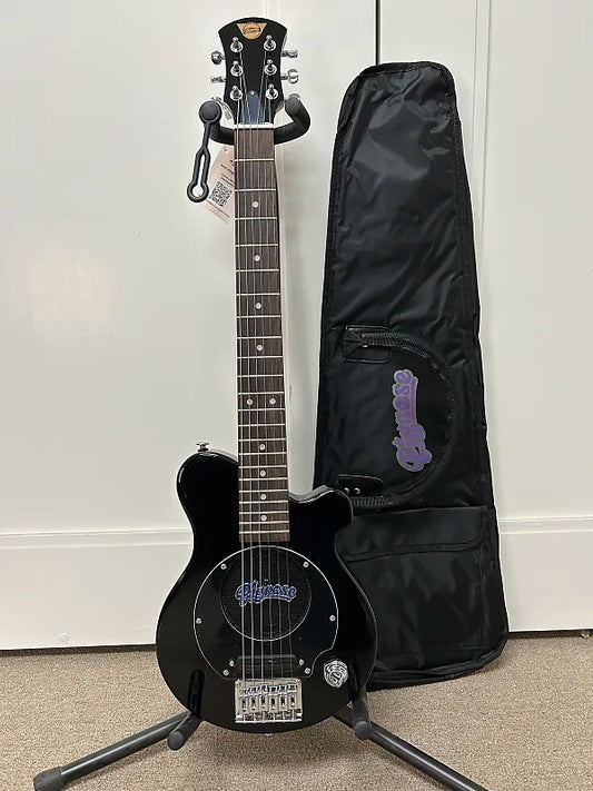 Pignose PGG-200 Mini Electric Travel Guitar - Black w/Gig Bag