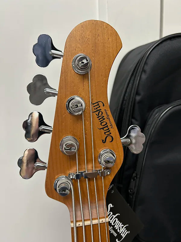 Sadowsky MetroExpress 21-Fret 5 String Vintage M Bass - Silver Metallic
