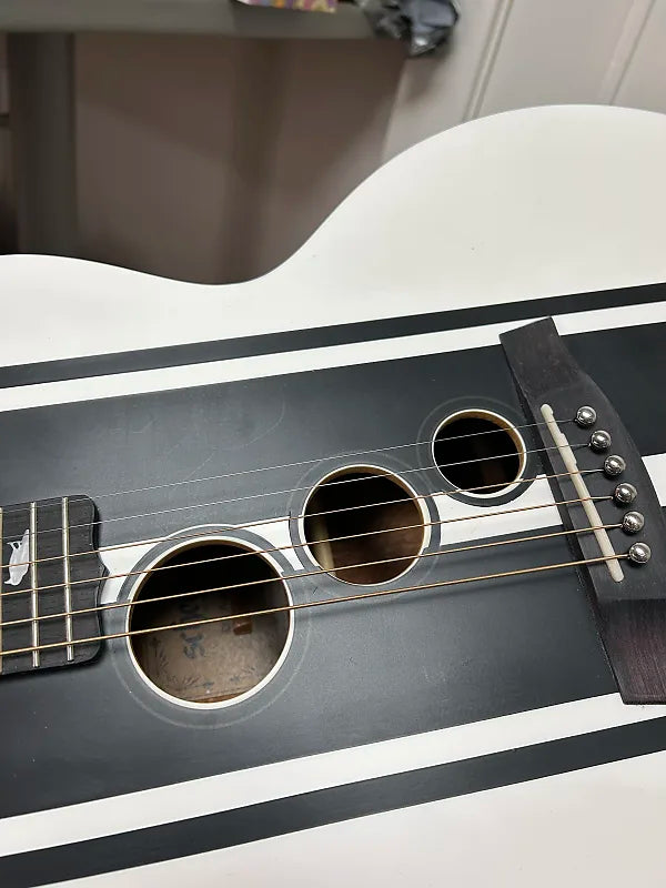 Schecter DJ Ashba Signature Acoustic Guitar w/Electronics - Satin White
