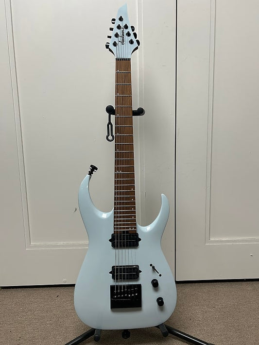 Jackson Pro Series Misha Mansoor Signature Juggernaut ET7 Seven String Guitar - Gulf Blue