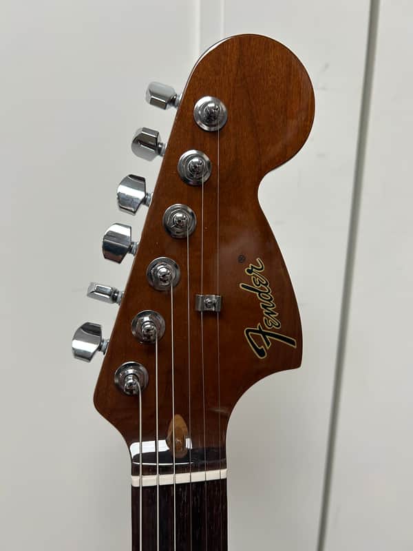 Fender Tom DeLonge Starcaster Semi Hollow Body Electric Guitar- Shoreline Gold